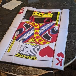 King of hearts playing card costume